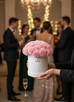 Flower Box Gożdziki Premium na Zamówienie