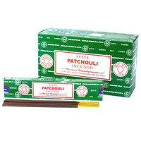 Kadzidełka Satya Patchouli 15g – Naturalny Aromat Paczuli